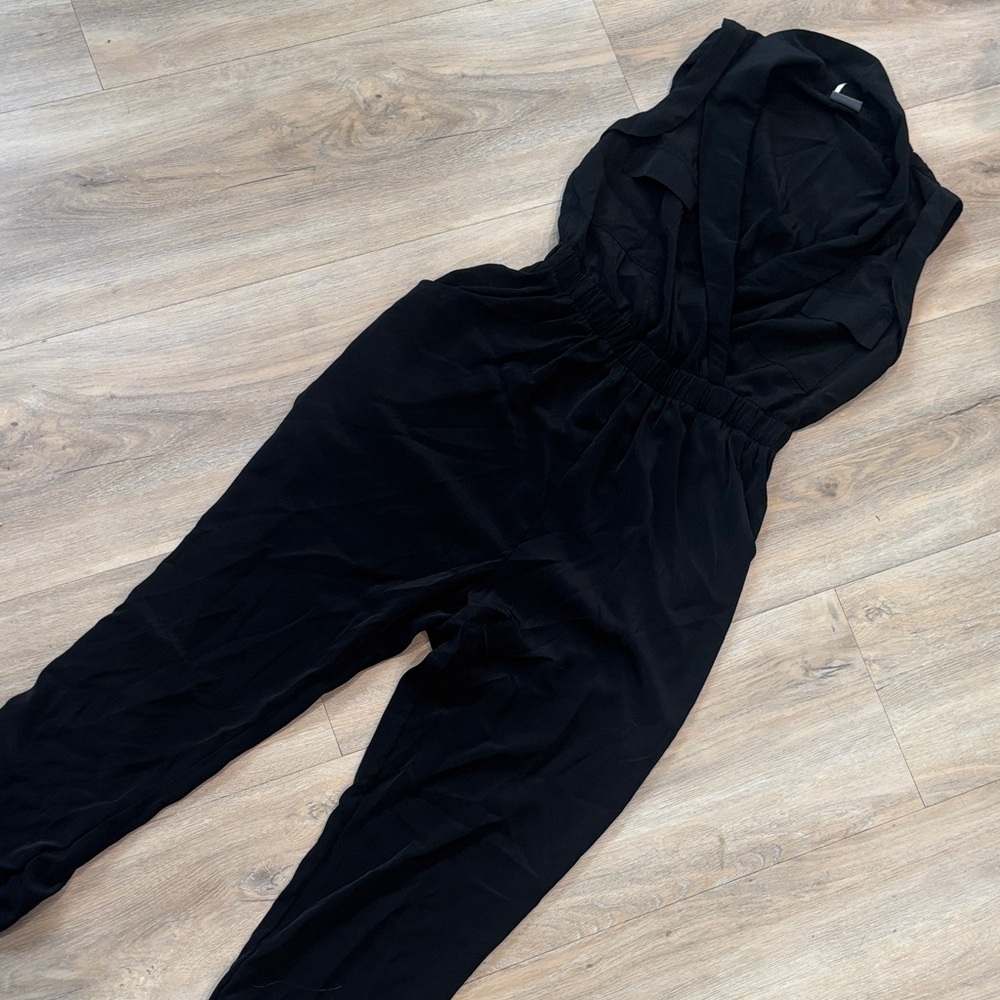 SPARKLE & FADE BLACK CROPPED JUMPSUIT